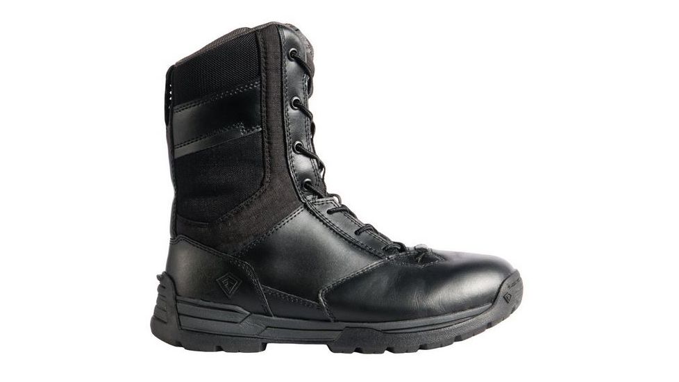 First Tactical Womens 8in S-Zip Dty Boot, Black, 5 Regular 166000-019-5-R