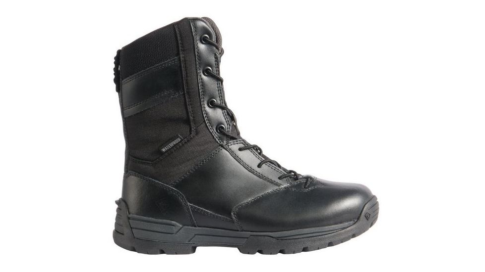 First Tactical Womens 8in Wp S-Zip Dty, Black, 8 Regular 166003-019-8-R