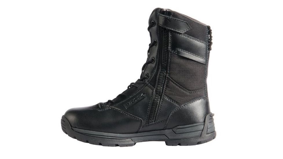 First Tactical Womens 8in Wp S-Zip Dty, Black, 8 Regular 166003-019-8-R