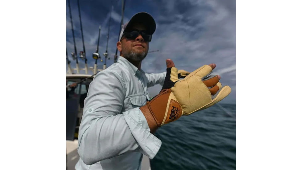 Fish Monkey Beast Master Heavy Weight Wiring Glove, Charles Perry Edition, L, FM14-CPEDITION-L