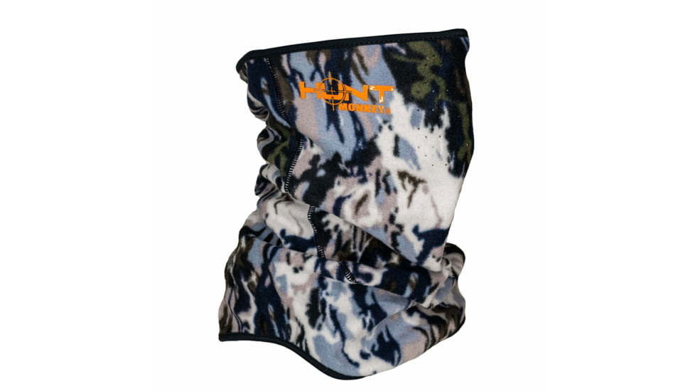 Fish Monkey Conceal Fleece Face Guard, Hardwood, One size, HM903-HDWD