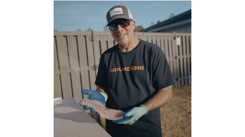 Fish Monkey Filet Gripper Glove, Neon Green Royal, L/XL, FM13-NGRROY-L/XL