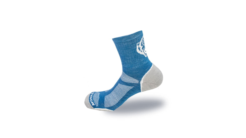 Fish Monkey Mini Crew Guide Series Socks, Royal, L, SM225-RYL-L