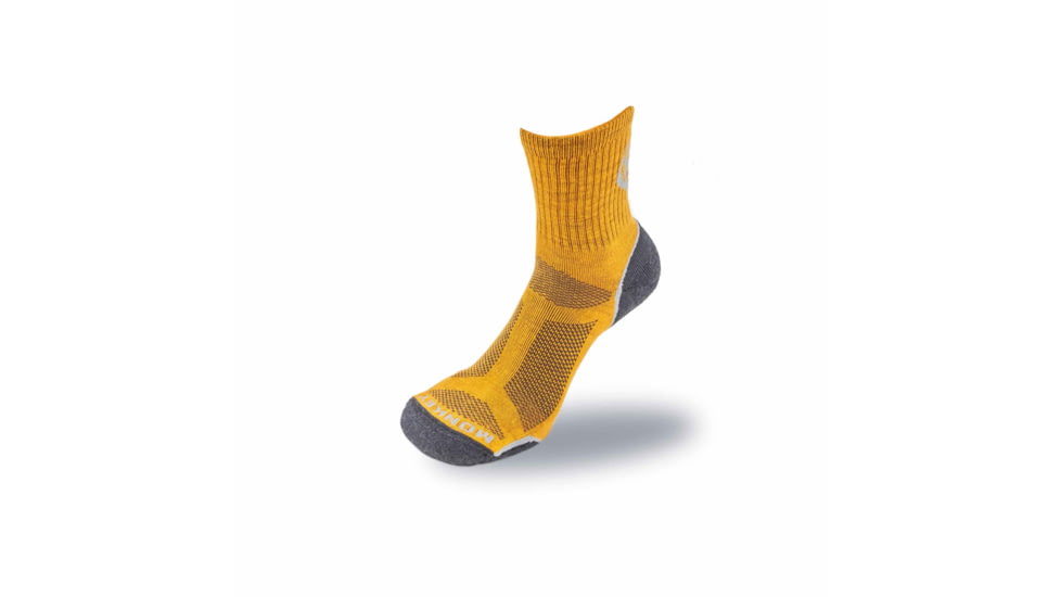 Fish Monkey Mini Crew Guide Series Socks, Tangerine, XL, SM225-TAG-XL