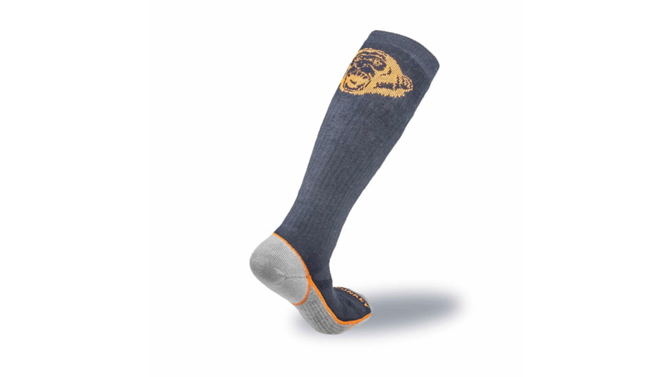 Fish Monkey OTC Back Country Series Mediumweight Over The Calf Socks, Black, 2XL, SM325-BLK-XXL