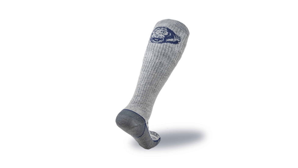 Fish Monkey OTC Back Country Series Mediumweight Over The Calf Socks, Grey, XL, SM325-GRY-XL