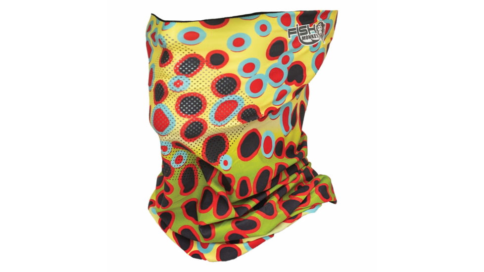 Fish Monkey Performance Face Guard, Brown Trout, One size, FM40-TROUT