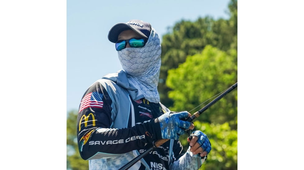 Fish Monkey Performance Face Guard, Tarpon, One size, FM40-TARP