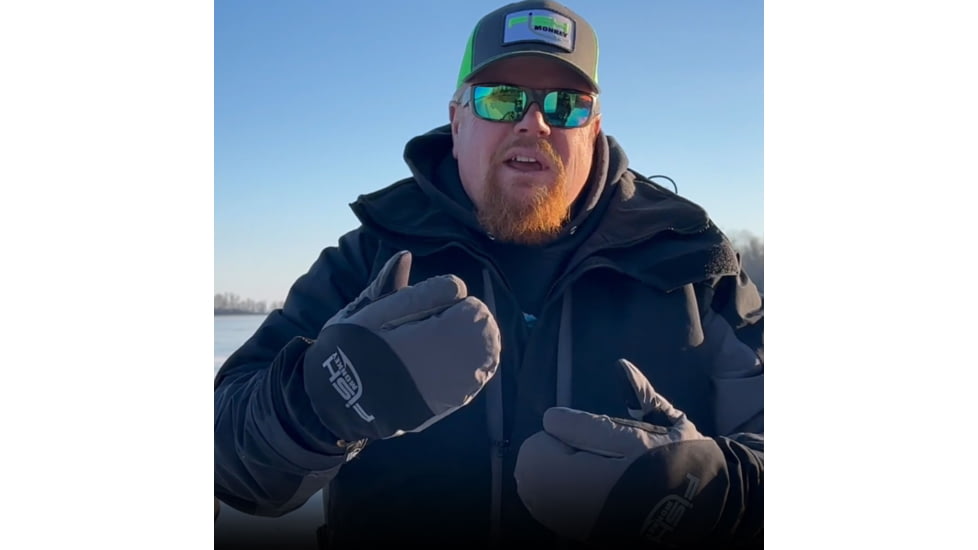 Fish Monkey Stealth Dry-Tec Heavyweight Mitten, Grey, XL, FM39-GRY-XL