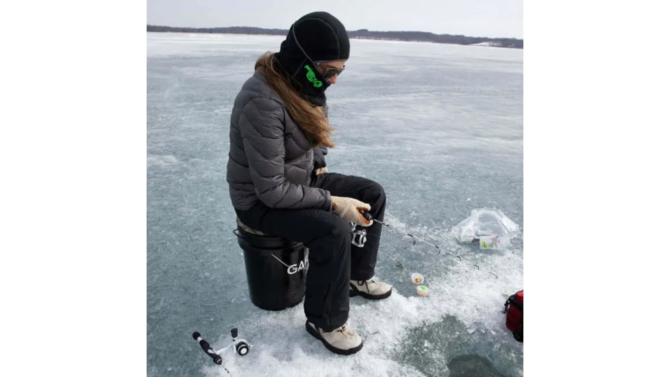 Fish Monkey Yeti Fleece Balaclava, Black, One size, FM42-BL