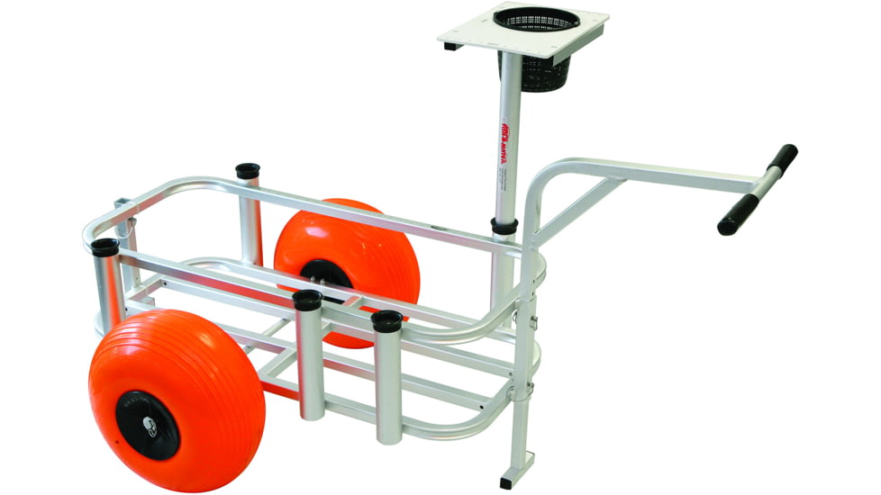 Fish-N-Mate Fish-N-Mate Jr Surf &amp; Pier Cart w/Poly Wheels No Front Wheel, 303