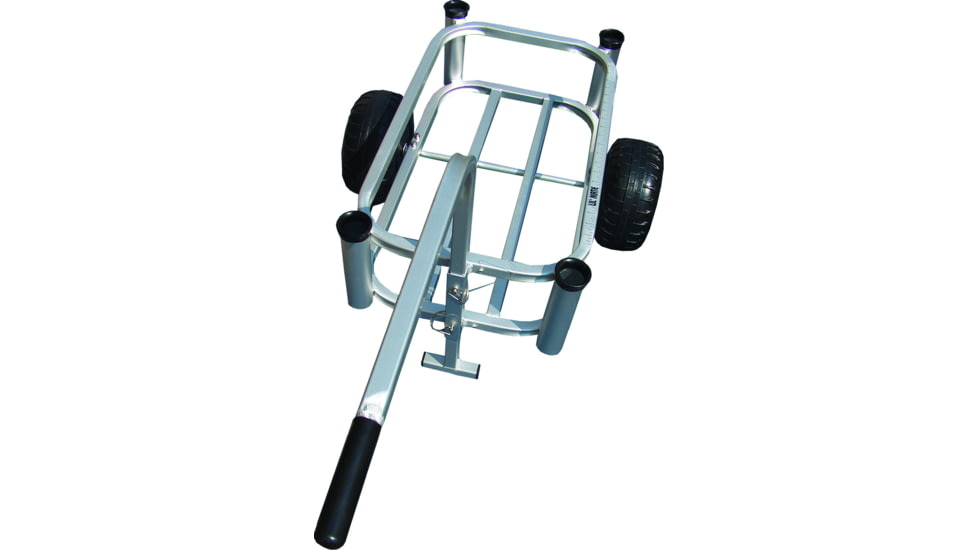 Fish-N-Mate Mini Cart Annodized Aluminum w/4 Rod Holders &amp; Plastic Tires, 440