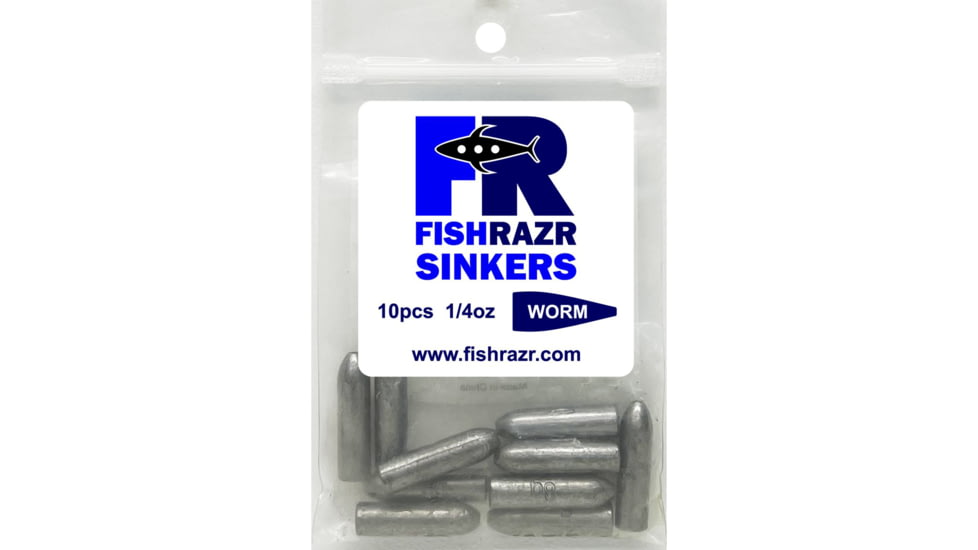 Fish Razr 1/4 Worm Weight 10PK, RS42