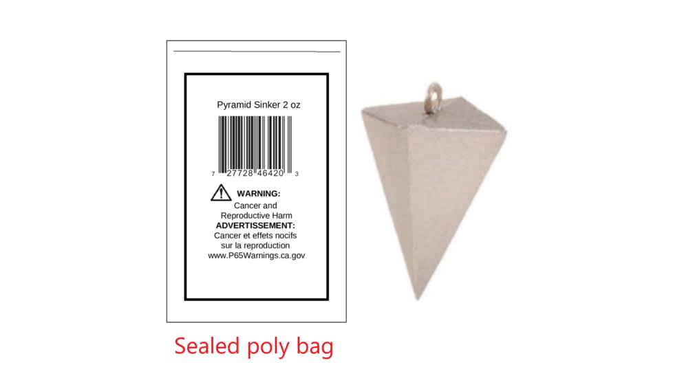 Fish Razr 2oz Pyramid Single Unit, LPY200