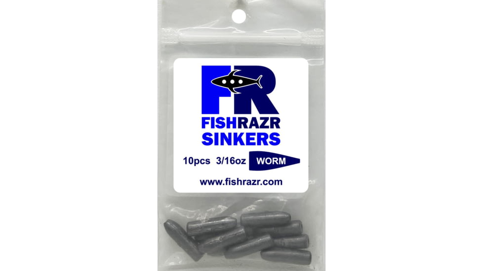 Fish Razr 3/16 Worm Weight 10PK, RS41