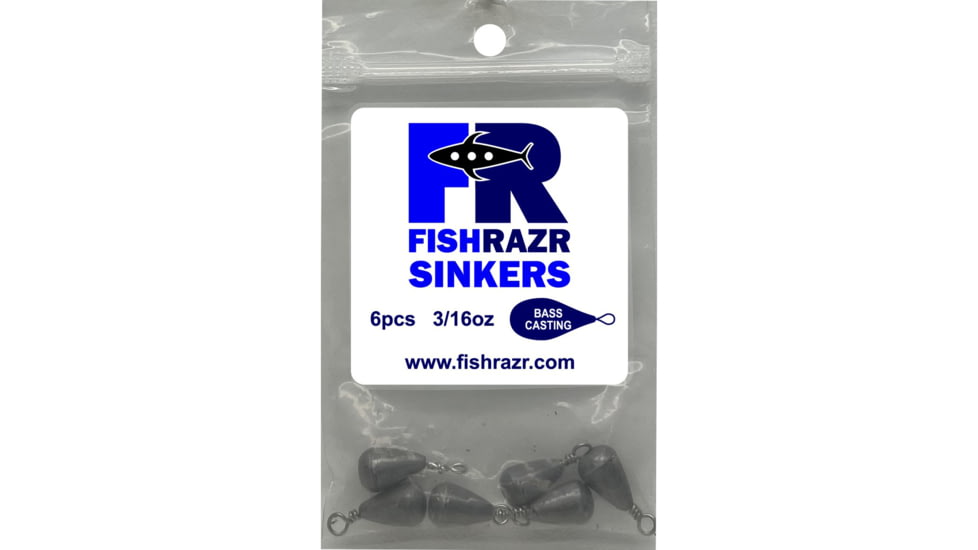 Fish Razr 3/16oz Bass Casting 6PK, RS30