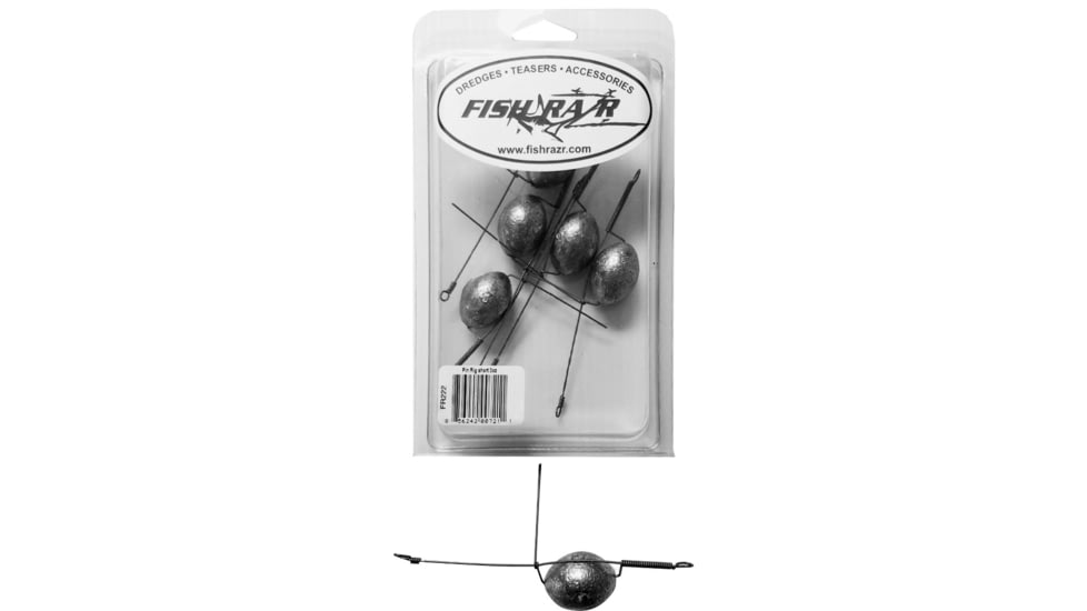 Fish Razr Dredge Pin Rigs, 3oz, 6/Pack, FR222