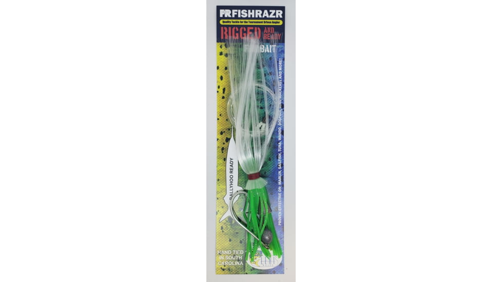 Fish Razr Rigged for Bally Squitch, Green Lantern, LH401B
