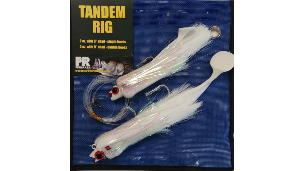 Fish Razr Tandem 9in White, FR631