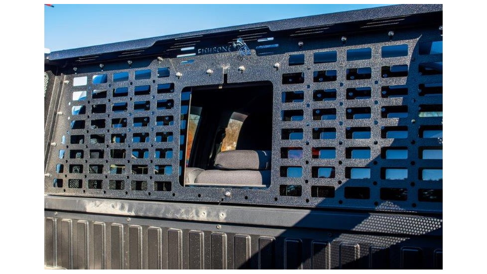 Fishbone Offroad 2016 - Current Toyota Tacoma Molle Window Panel, Black, FB21250