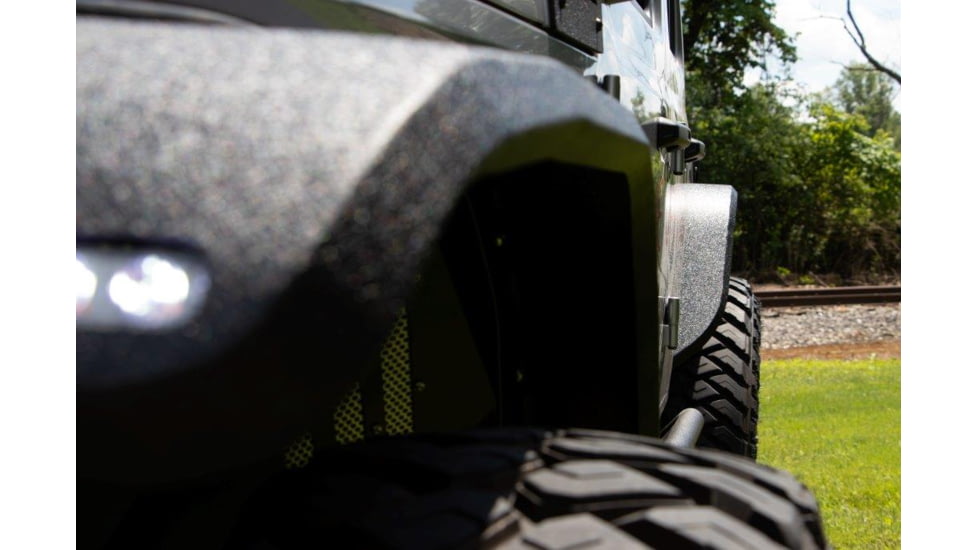 Fishbone Offroad 2018 - Current Jeep JL and JT Elite Front Tube Fenders - Steel, Black, FB23194F