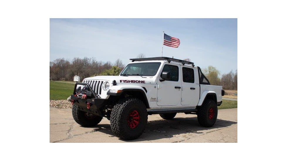 Fishbone Offroad 2018 - Current Jeep Gladiator Chase Rack, Black, FB21261