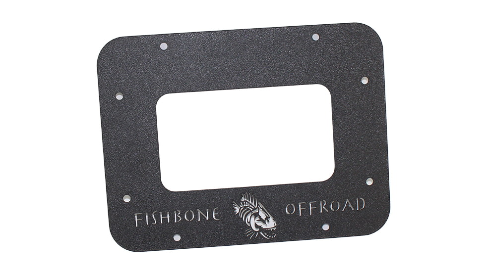 Fishbone Offroad BackSide Tailgate Plate, Jeep Wrangler JK 2007 - 2018, Black Textured, FB31042