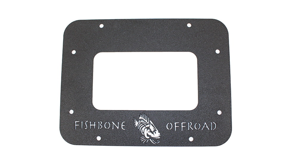 Fishbone Offroad BackSide Tailgate Plate, Jeep Wrangler JK 2007 - 2018, Black Textured, FB31042