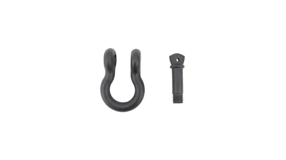 Fishbone Offroad Fishbone 0.75 in Universal D-Ring Shackle Set, Gloss Black, FB21039