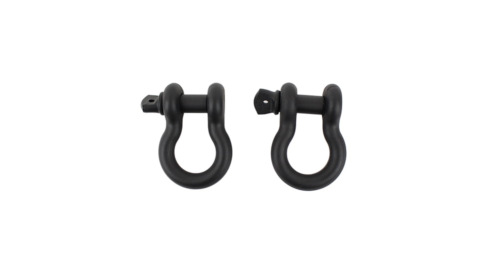 Fishbone Offroad Fishbone 0.75 in Universal D-Ring Shackle Set, Gloss Black, FB21039