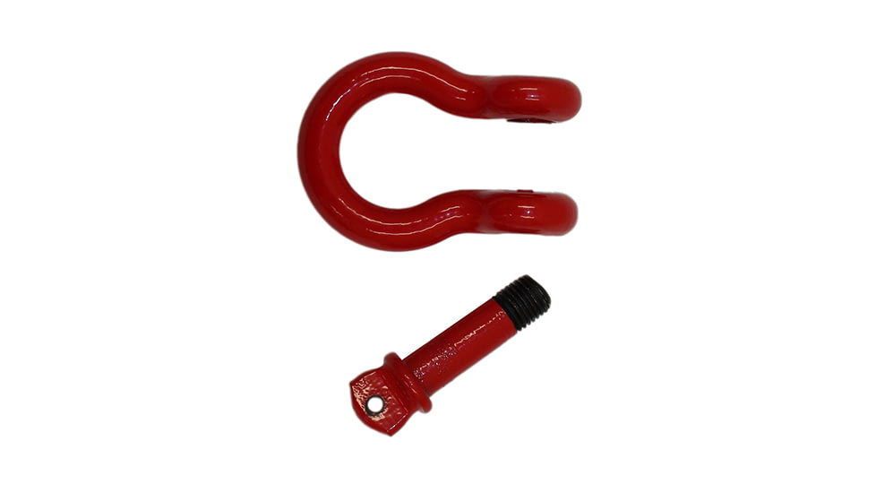 Fishbone Offroad Fishbone 0.75 in Universal D-Ring Shackle Set, Red, FB21038