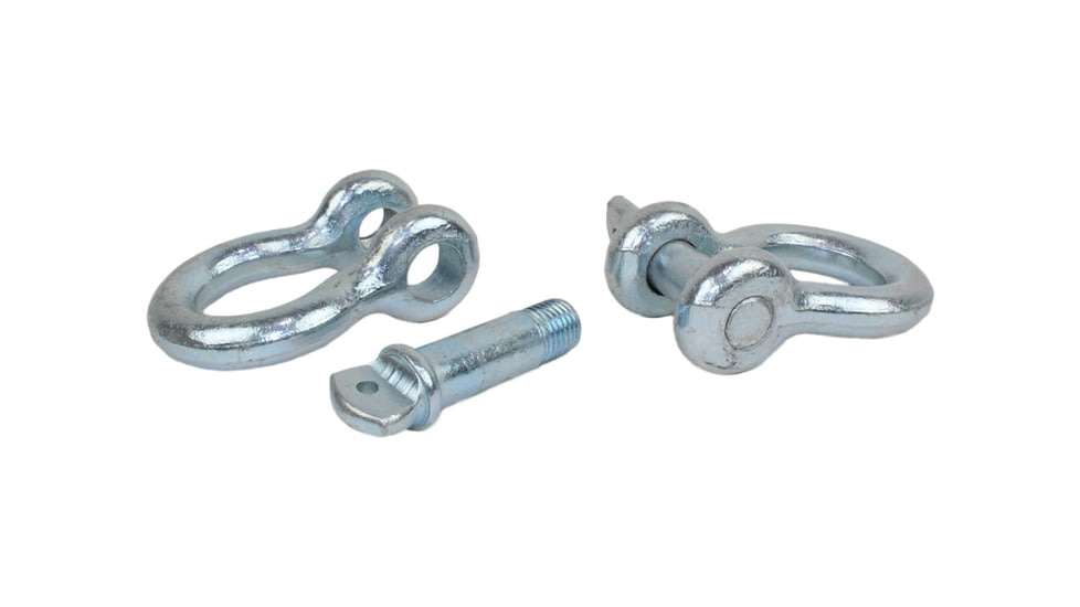 Fishbone Offroad Fishbone 0.75 in Universal D-Ring Shackle Set, Zinc, FB21037