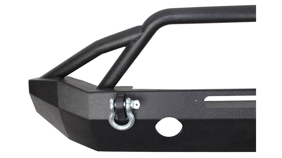 Fishbone Offroad Fishbone Front Full Width Winch Bumper, Jeep Wrangler JK 2007 - 2018, Black Textured, FB22068