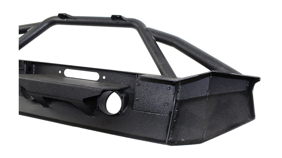 Fishbone Offroad Fishbone Front Full Width Winch Bumper, Jeep Wrangler JK 2007 - 2018, Black Textured, FB22068