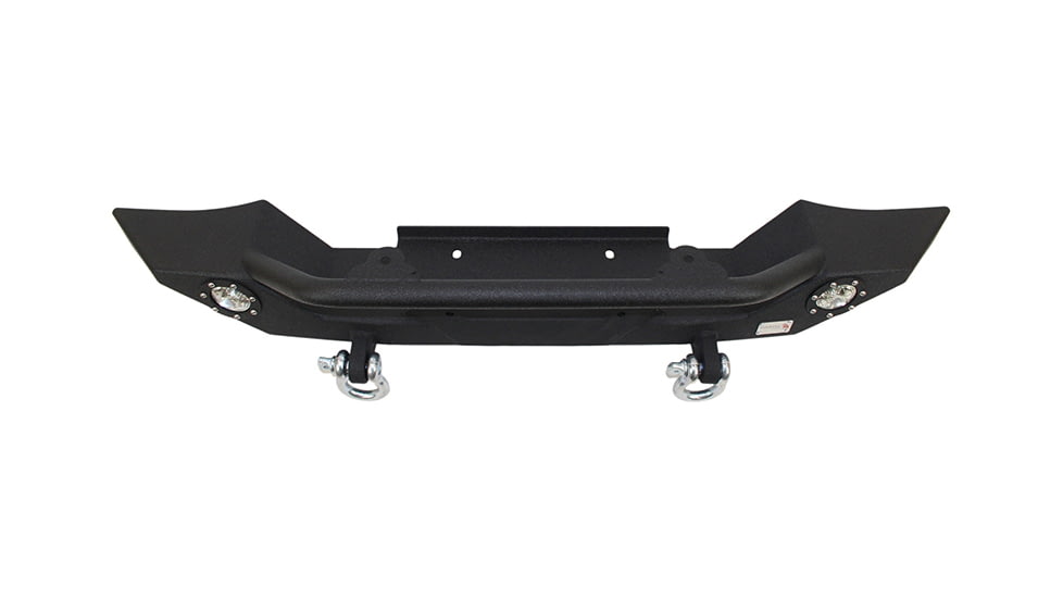 Fishbone Offroad Fishbone Front Winch Bumper w/LEDs, Jeep Wrangler TJ /YJ 1987 - 2006, Black Textured, FB22016