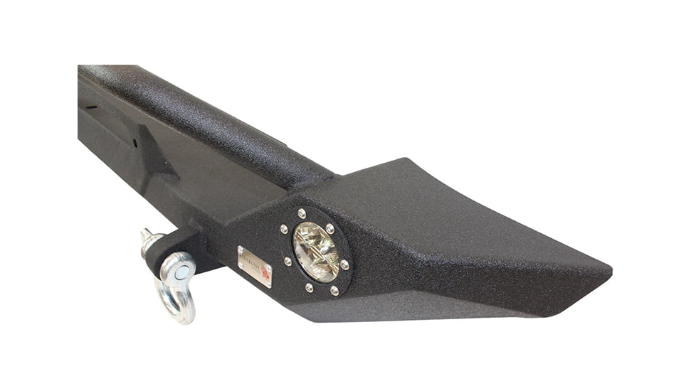 Fishbone Offroad Fishbone Front Winch Bumper w/LEDs, Jeep Wrangler TJ /YJ 1987 - 2006, Black Textured, FB22016