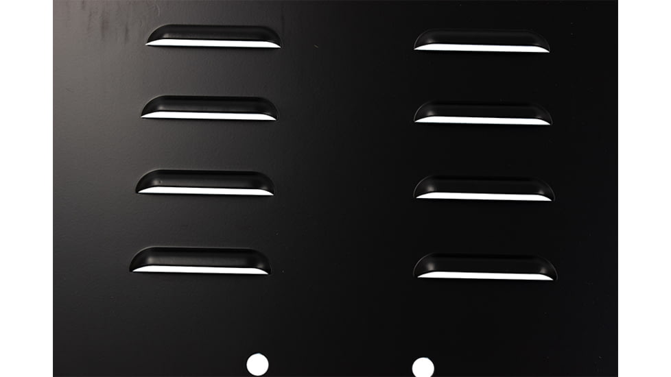 Fishbone Offroad Fishbone JK Hood Louver for Jeep Wrangler JK 2007 - 2012, Black, FB31133