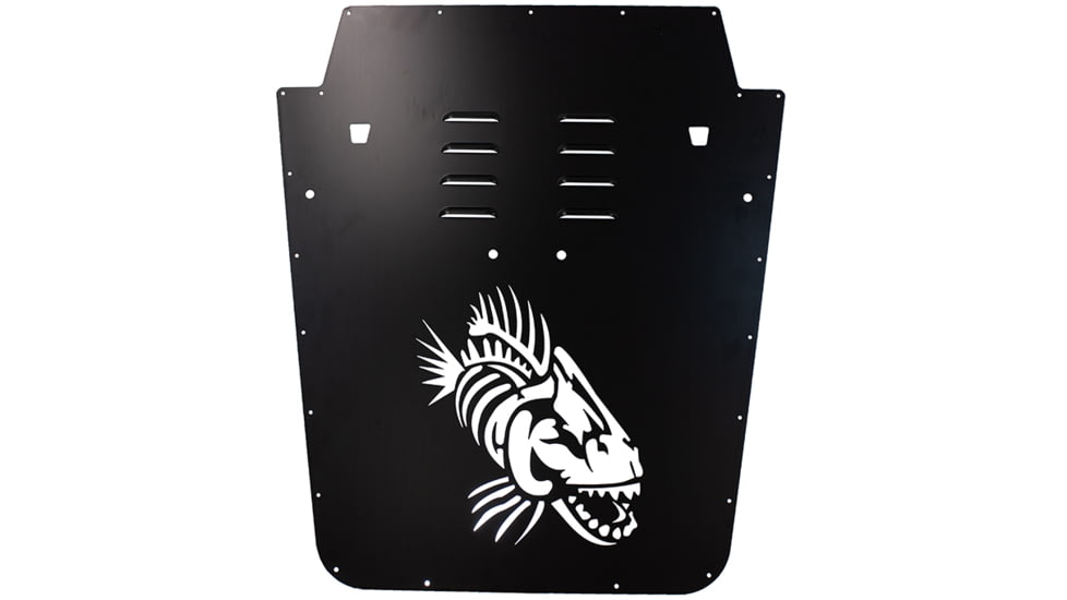 Fishbone Offroad Fishbone JK Hood Louver for Jeep Wrangler JK 2007 - 2012, Black, FB31133