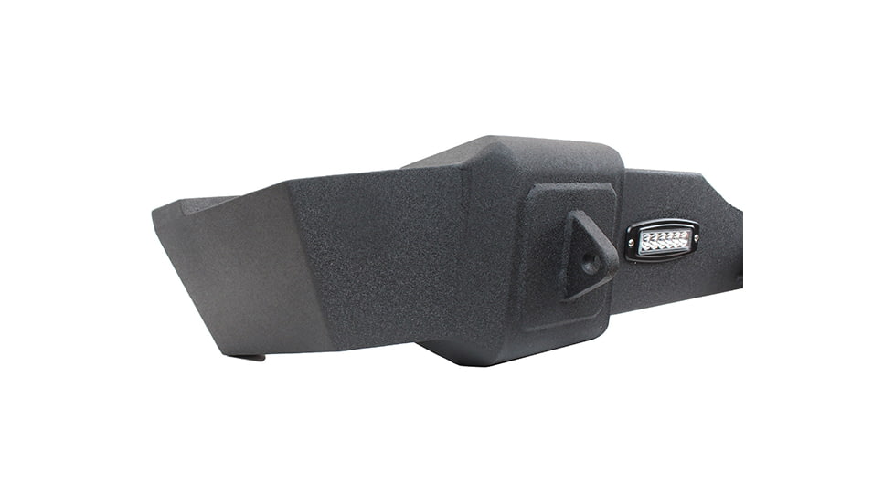 Fishbone Offroad Fishbone Rear Bumper w/LEDs, Jeep Wrangler JK 2007 - 2018, Black Textured, FB22032
