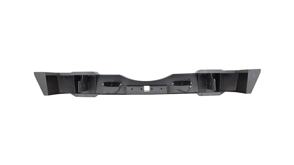 Fishbone Offroad Fishbone Rear Bumper w/LEDs, Jeep Wrangler JK 2007 - 2018, Black Textured, FB22032