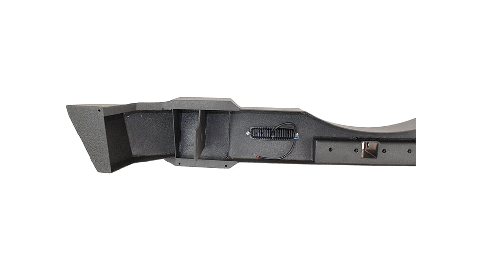 Fishbone Offroad Fishbone Rear Bumper w/LEDs, Jeep Wrangler JK 2007 - 2018, Black Textured, FB22032