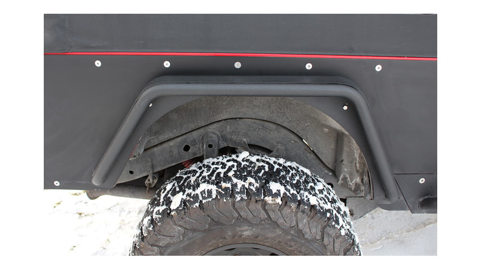 Fishbone Offroad Fishbone Rear Tube Fenders, Jeep Wrangler TJ 1997 - 2006, Black Textured, FB23029R