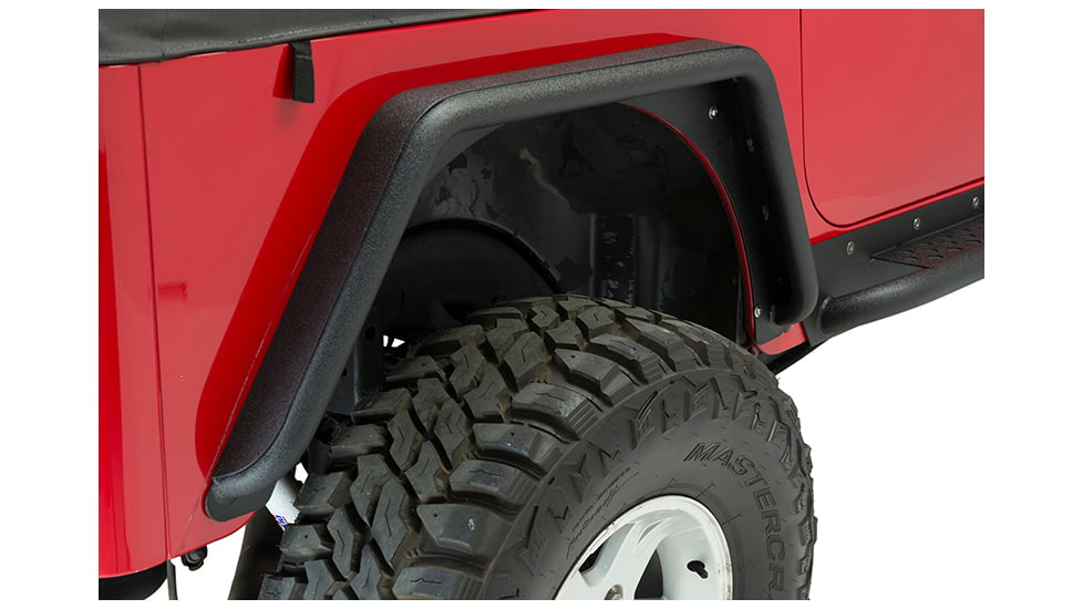 Fishbone Offroad Fishbone Rear Tube Fenders, Jeep Wrangler TJ 1997 - 2006, Black Textured, FB23029R