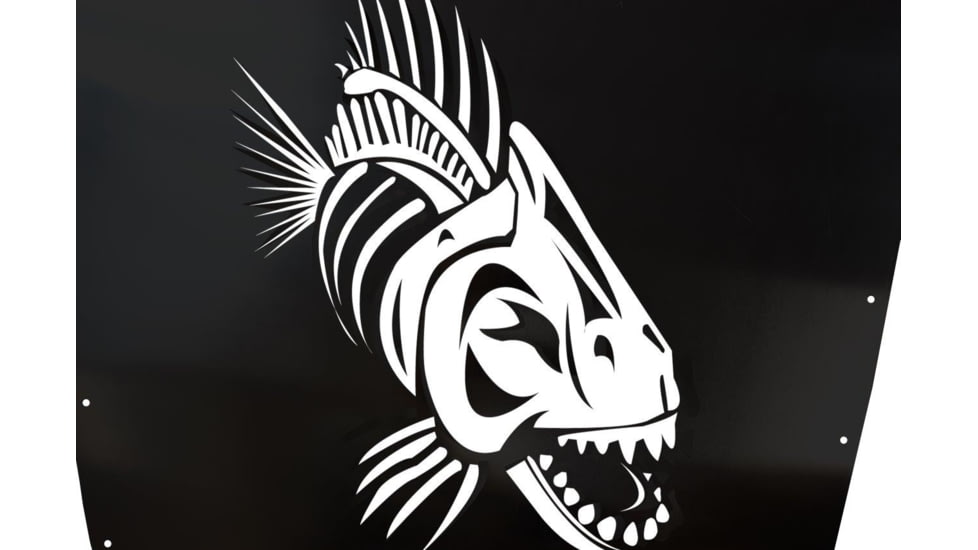 Fishbone Offroad Fishbone TJ Hood Louver, Jeep Wrangler TJ 2003 - 2006, Black Powder, FB31132