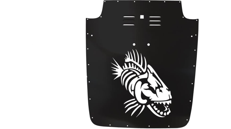 Fishbone Offroad Fishbone TJ Hood Louver, Jeep Wrangler TJ 2003 - 2006, Black Powder, FB31132