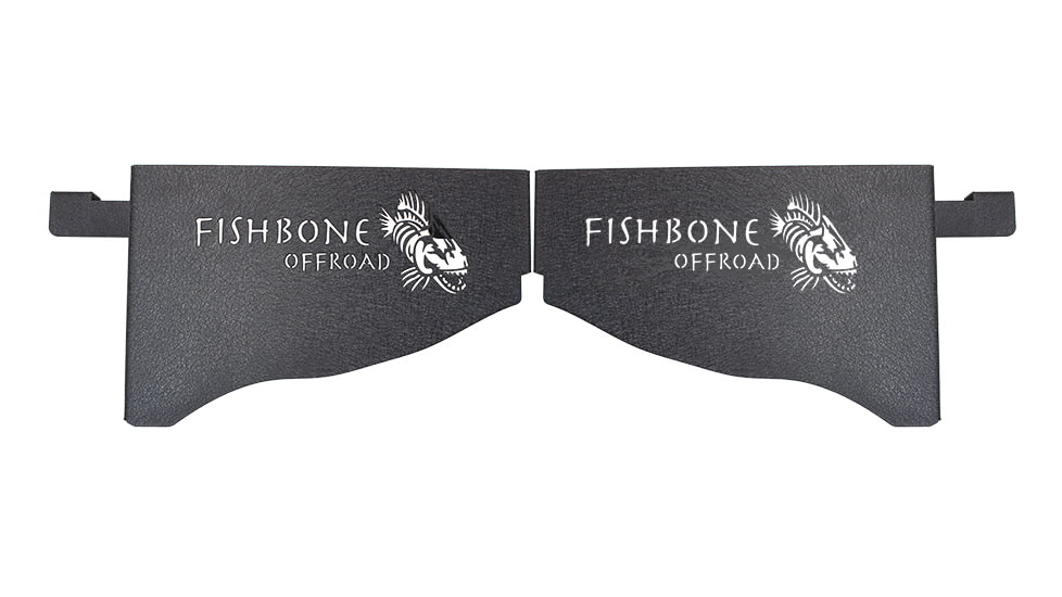 Fishbone Offroad Fishbone Wheel Well Storage Bins, 2 Door, Jeep Wrangler JK 2007 - 2018, Black Textured, FB25102