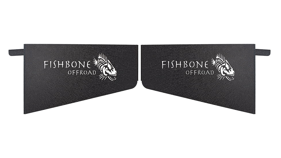 Fishbone Offroad Fishbone Wheel Well Storage Bins, 2 Door, Jeep Wrangler JL 2018 - 2020, Black Textured, FB25101