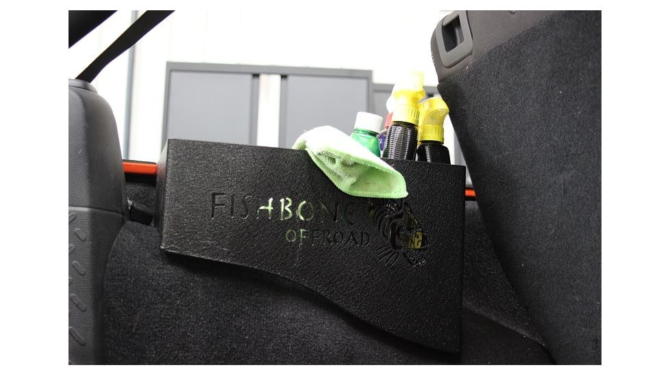 Fishbone Offroad Fishbone Wheel Well Storage Bins, 4 Door, Jeep Wrangler JK 2007 - 2018, Black Textured, FB25081