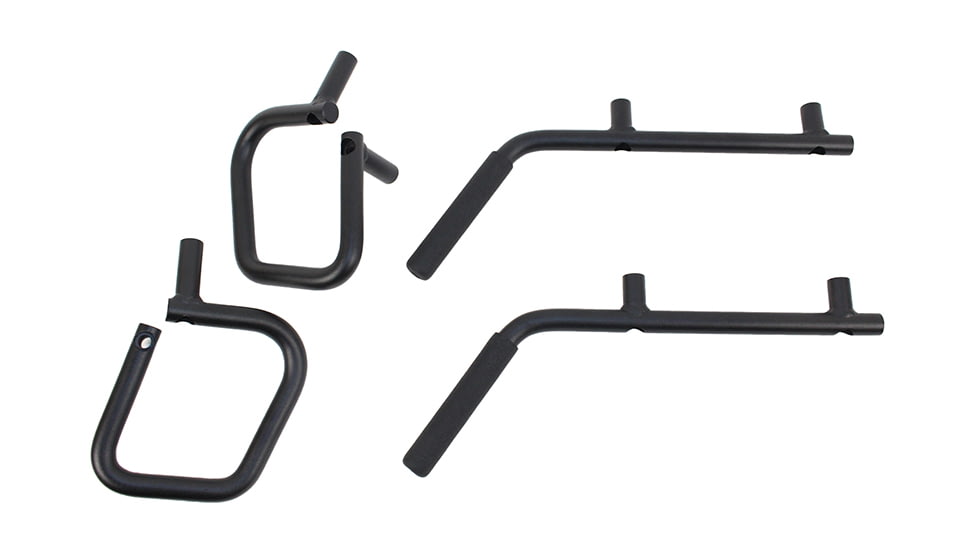 Fishbone Offroad Front and Rear Grab Handles, Jeep Wrangler JK 2007 - 2018, Black Textured, FB25034