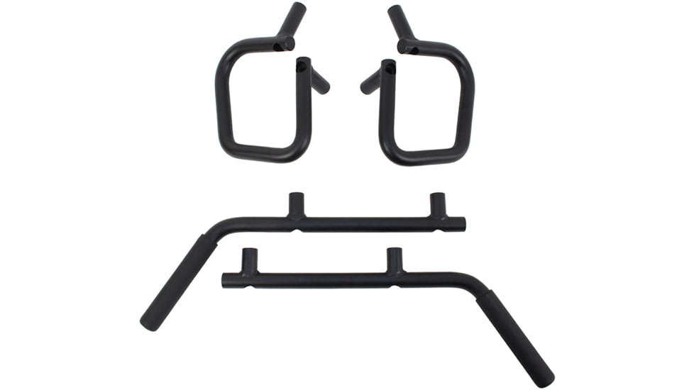 Fishbone Offroad Front and Rear Grab Handles, Jeep Wrangler JK 2007 - 2018, Black Textured, FB25034